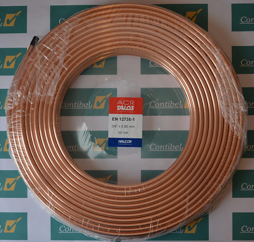 Meka bakarna cev 9,52x0,81 mm 3/8" 50m kotur