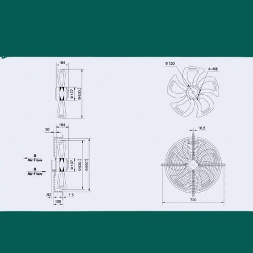 FI630_5 Aksijalni ventilator Ø630mm usisni