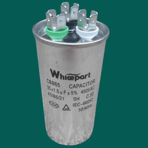 Dupli kondenzator 35+1,5uF metalni