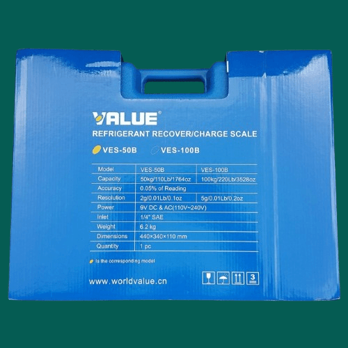 Digitalna vaga do 50kg sa ventilom u koferu VALUE