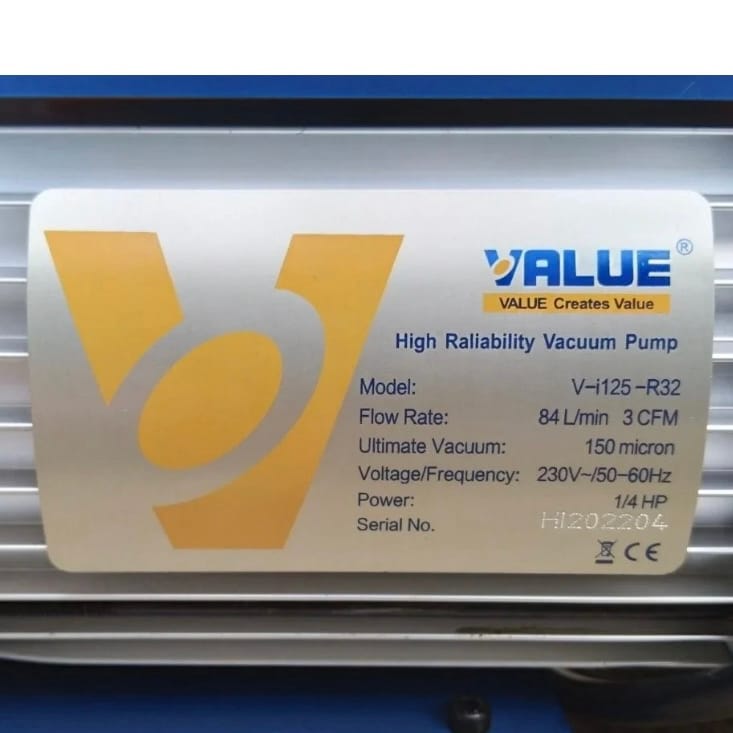 Vakuum pumpa I125 R32 84l/min Value