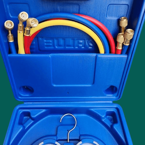 Manometri u koferu za klime sa crevima R32 Value