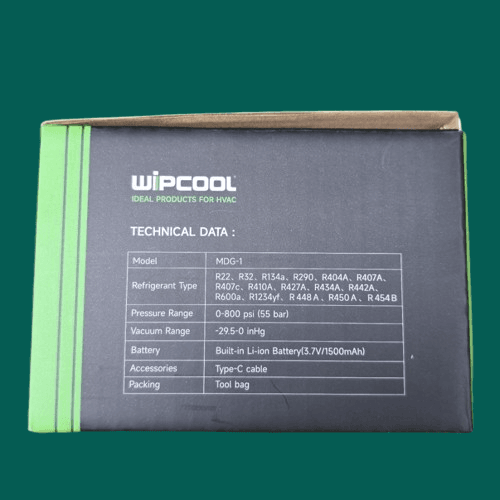 Digitalni manometar u torbi Wipcool